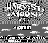 Harvest Moon GB (USA) Title Screen
